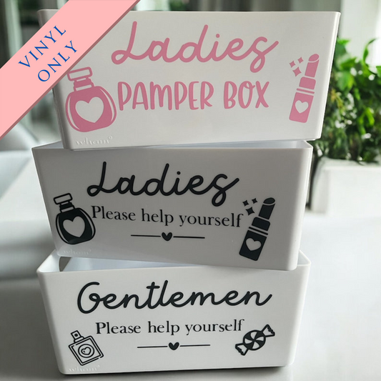 Wedding Bathroom Box Vinyl Only