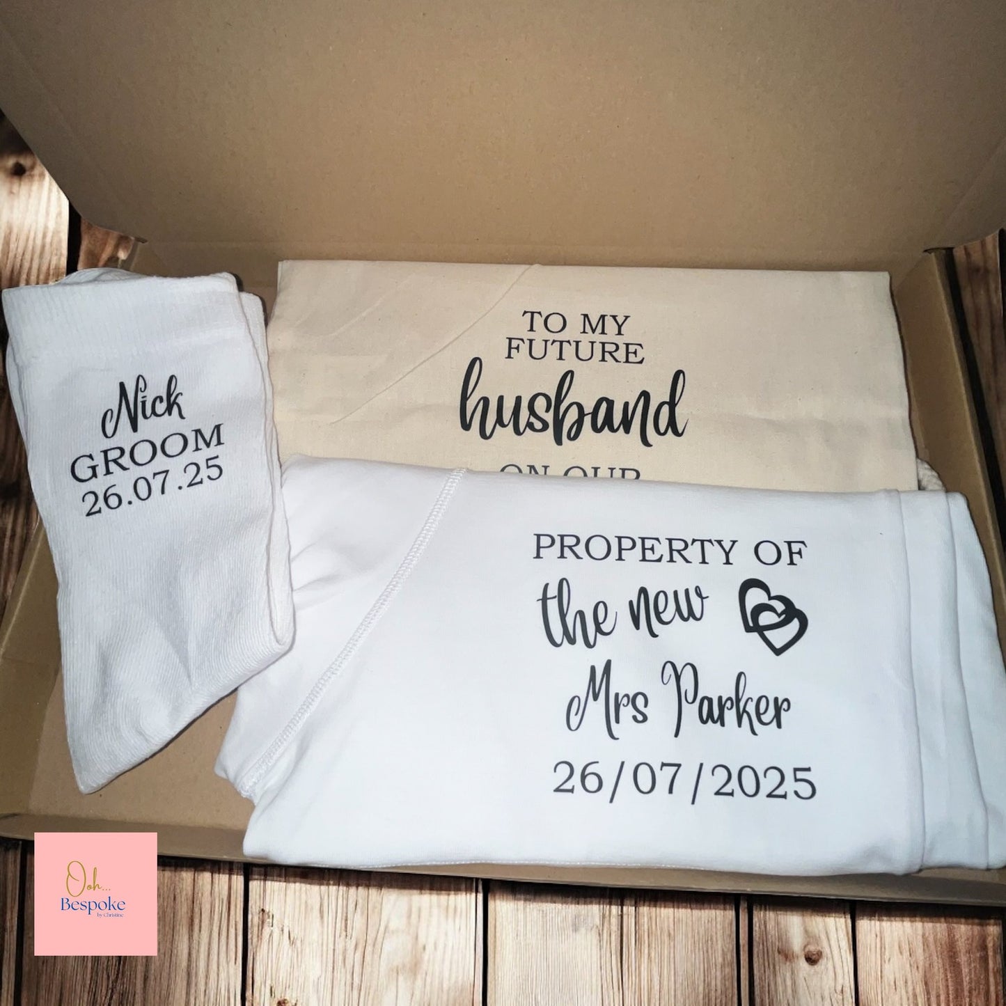 Personalised Groom Socks & Boxers - Groom Gift