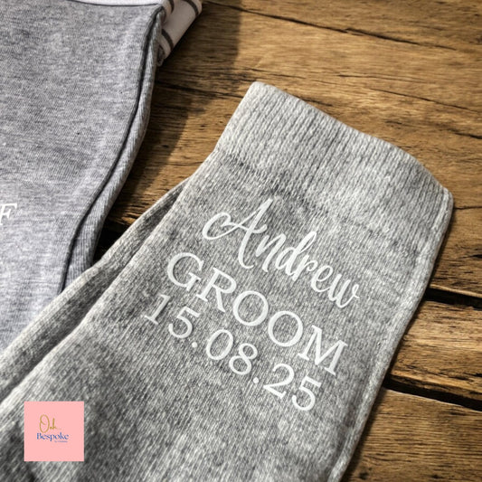 Personalised Groomsmen Socks