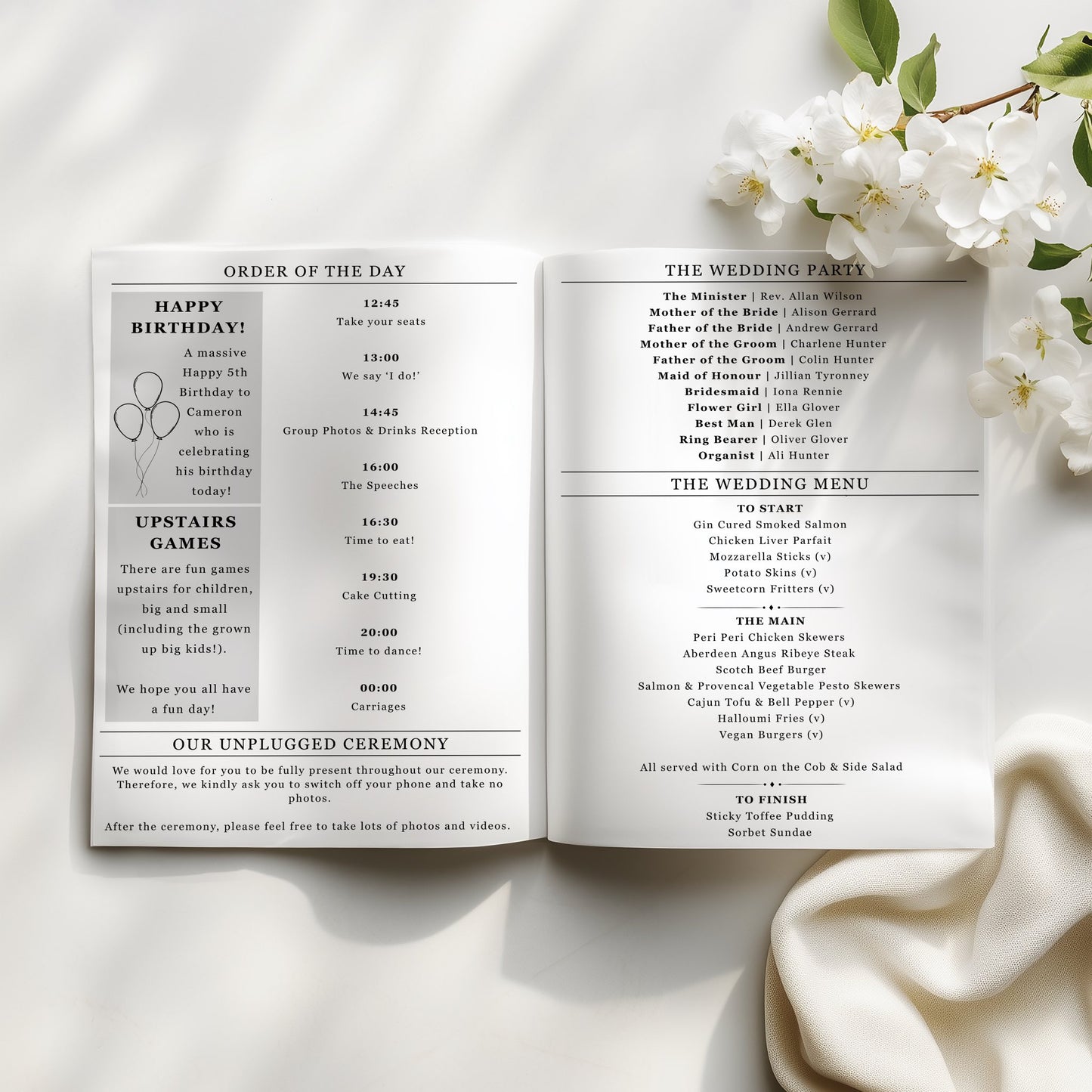 Print Your Own - Wedding Newspapers
