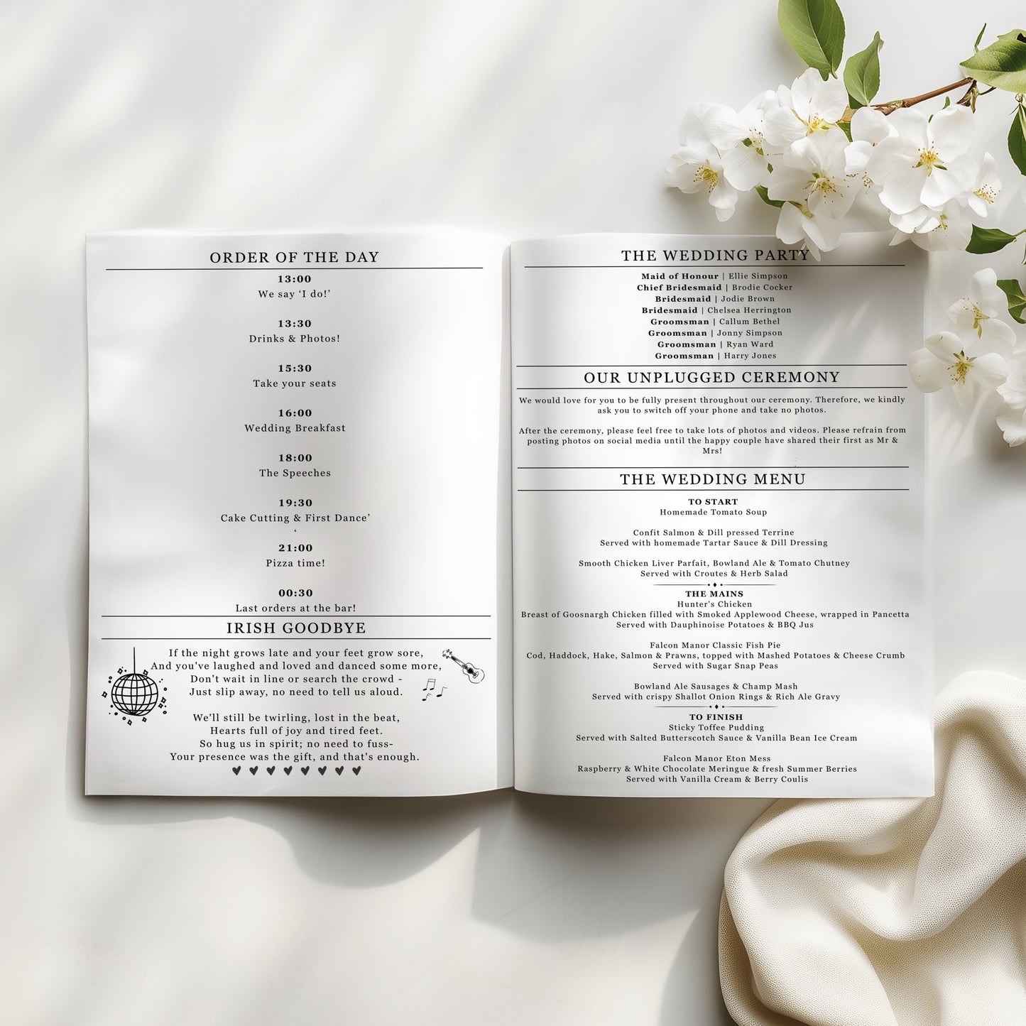 Print Your Own - Wedding Newspapers