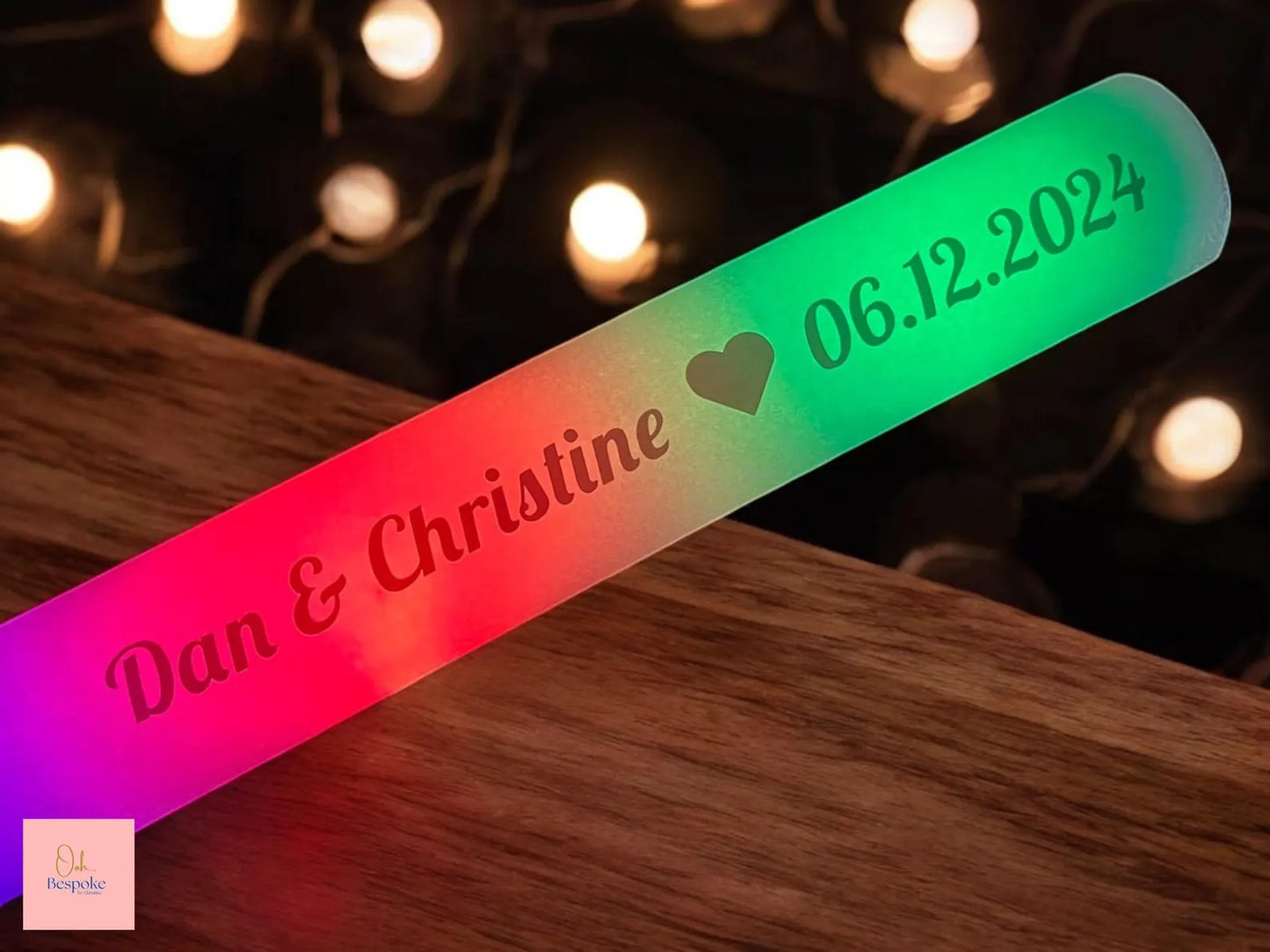 Personalised Glow Stick Vinyl Only