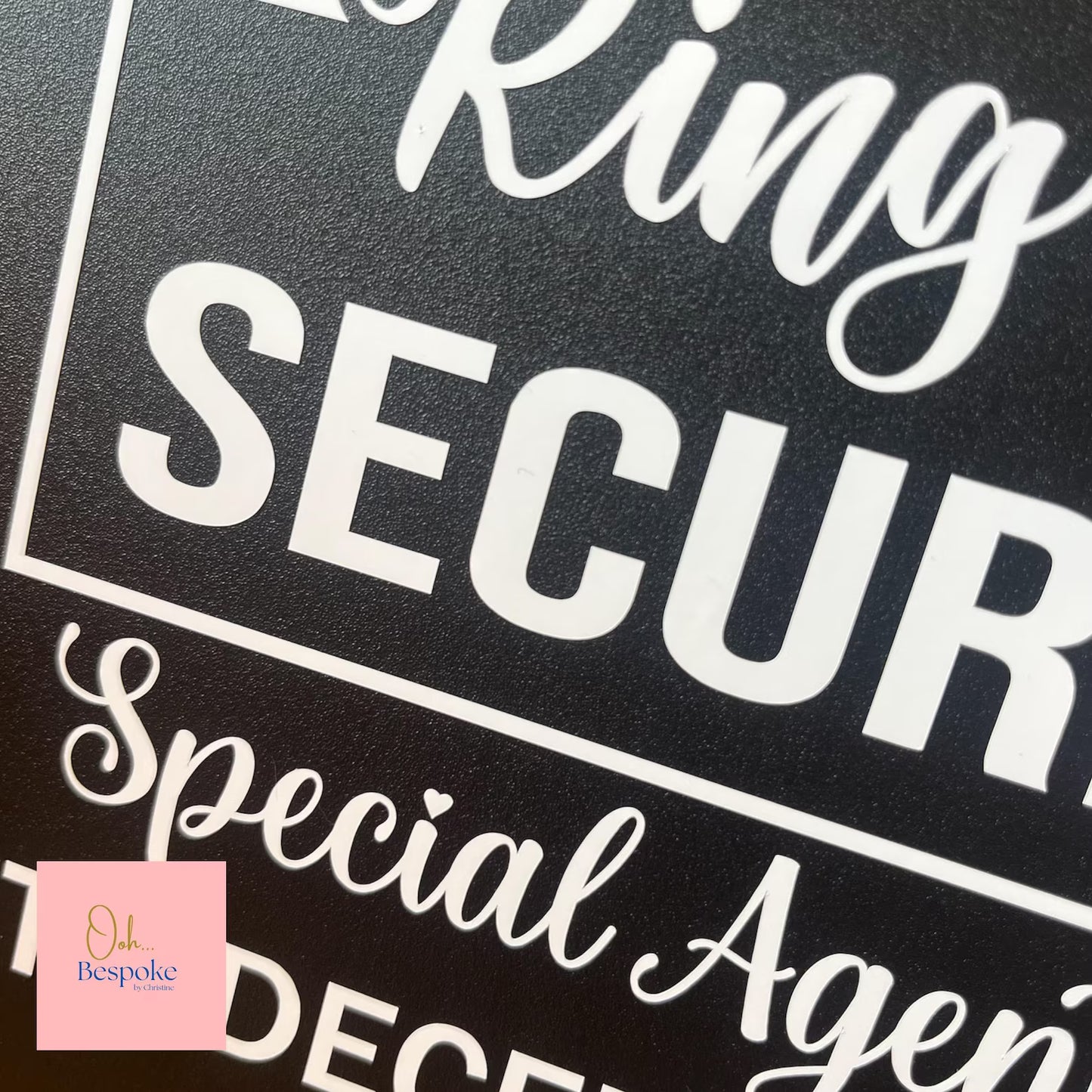Personalised Page Boy Ring Security Box