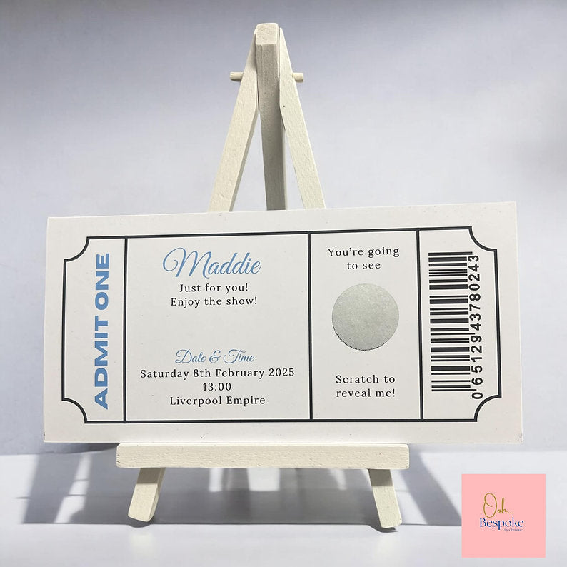 Scratch Reveal Surprise Gift Ticket