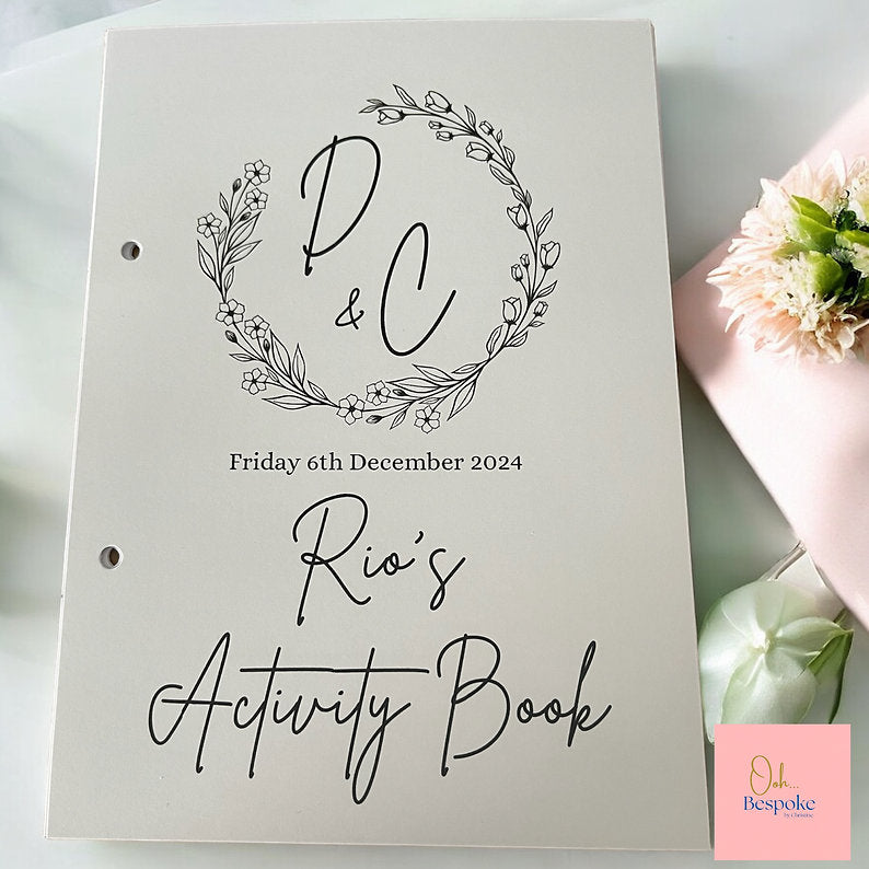 Personalised Children's Wedding Activity Packs