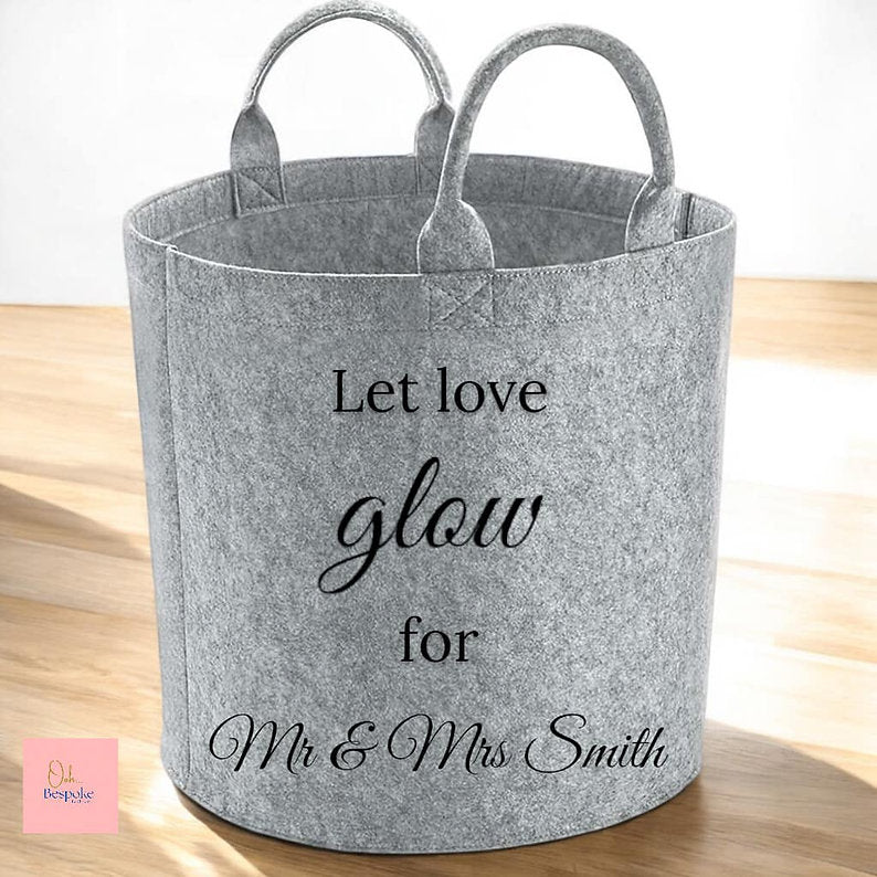 Personalised Foam Glow Stick Trugs & Baskets