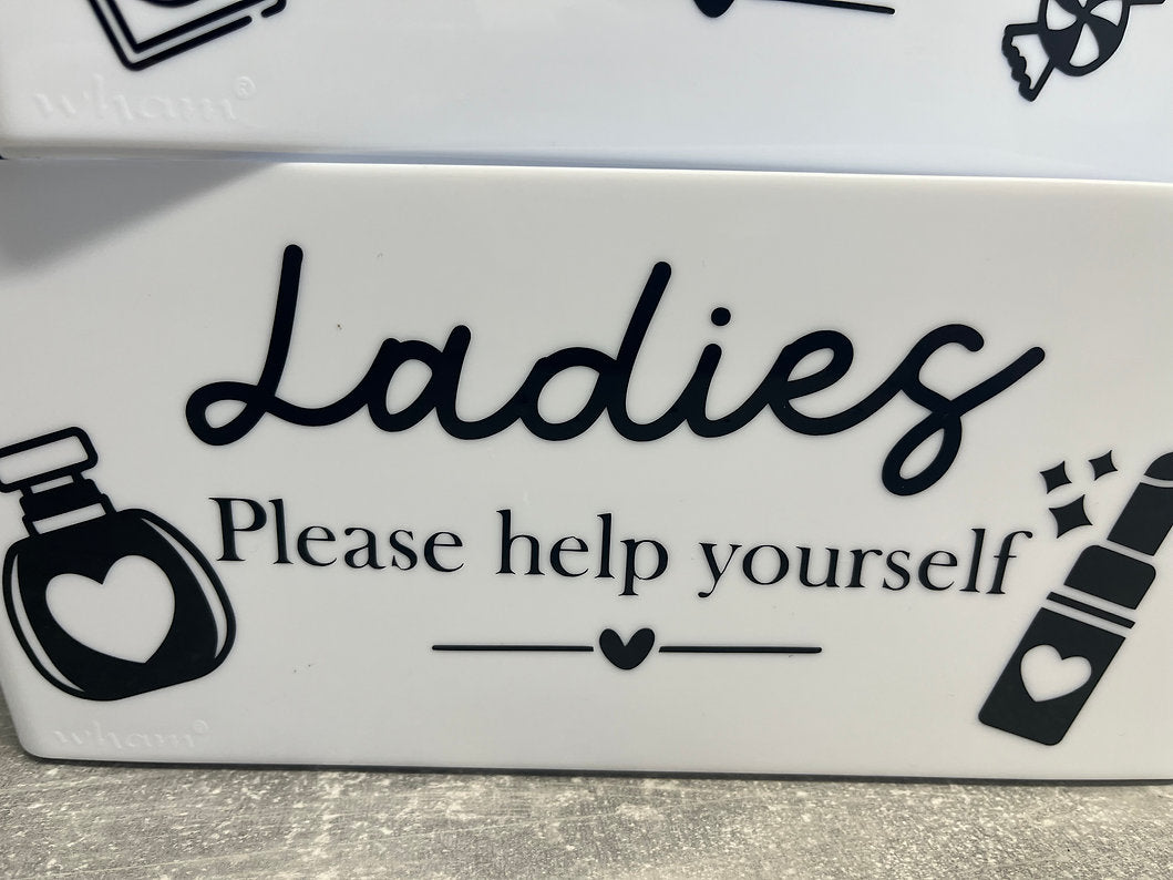 Vinyl Only for Small Personalised Wedding Bathroom Box