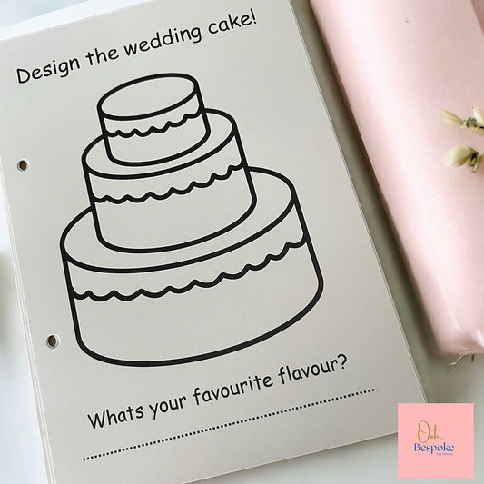 Personalised Children's Wedding Activity Packs