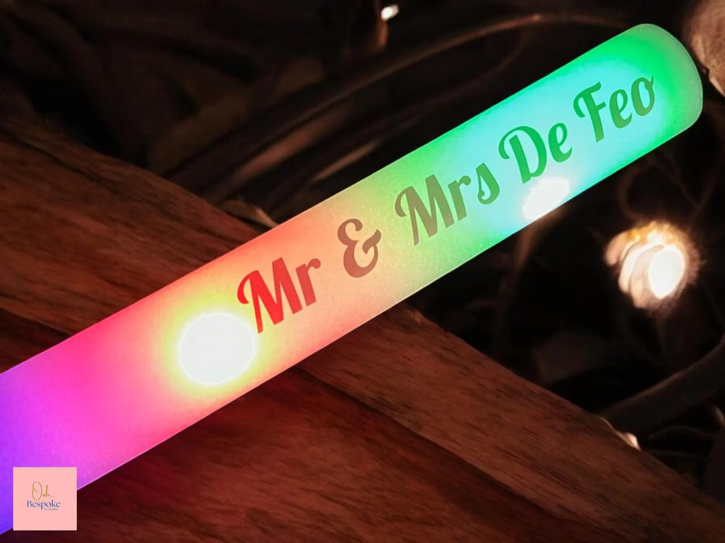 Personalised Glow Stick Vinyl Only