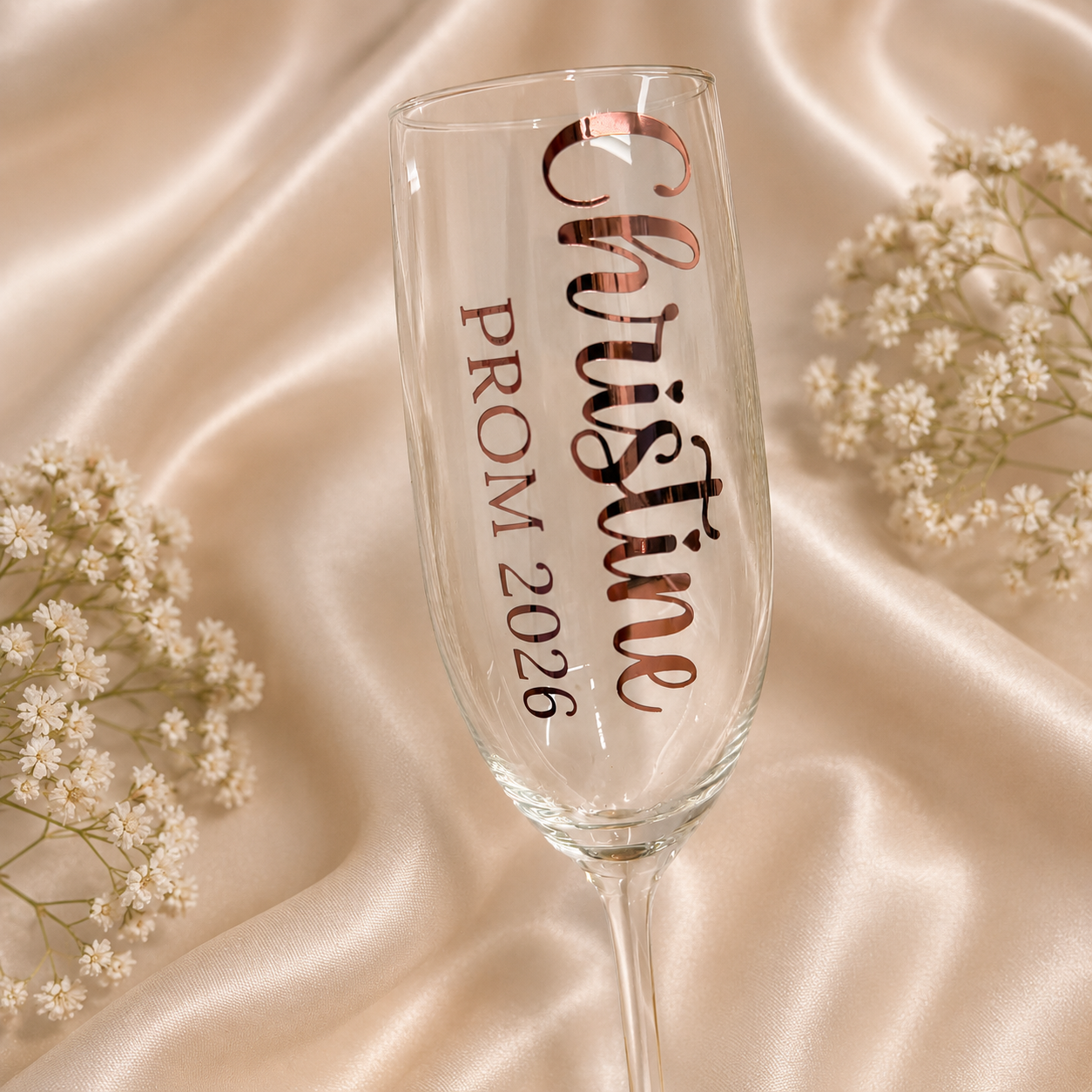 Personalised Prom Accessories & Gifts UK | Custom Hangers, Champagne Flutes & Cold Cups