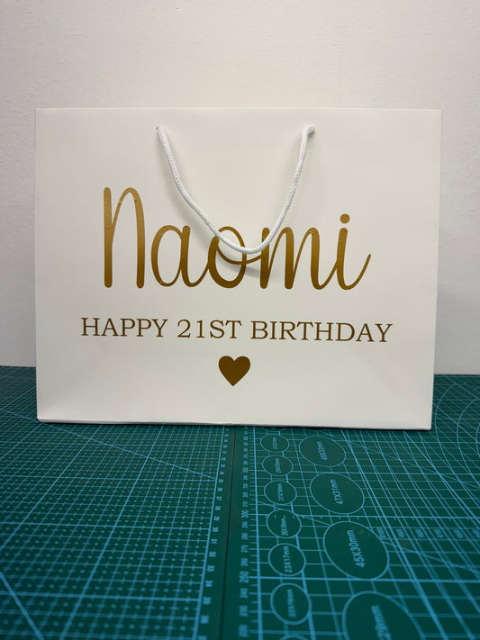 Personalised Gift Bags - Any Occasion