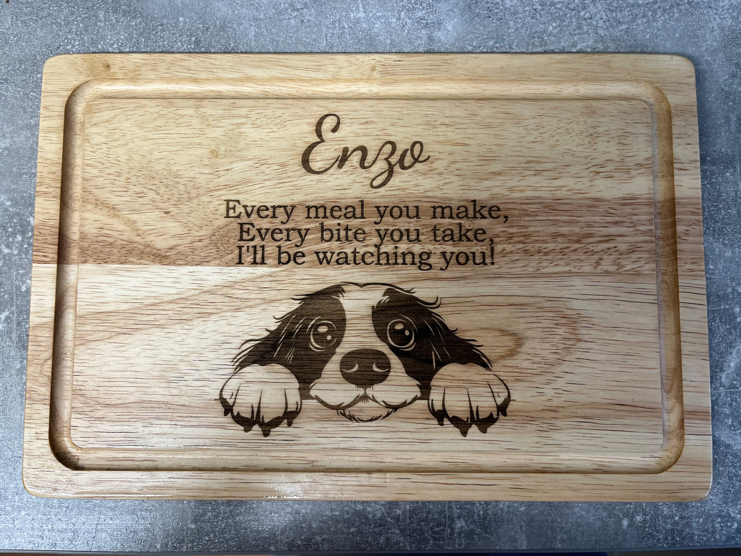 Personalised Pet Chopping Board