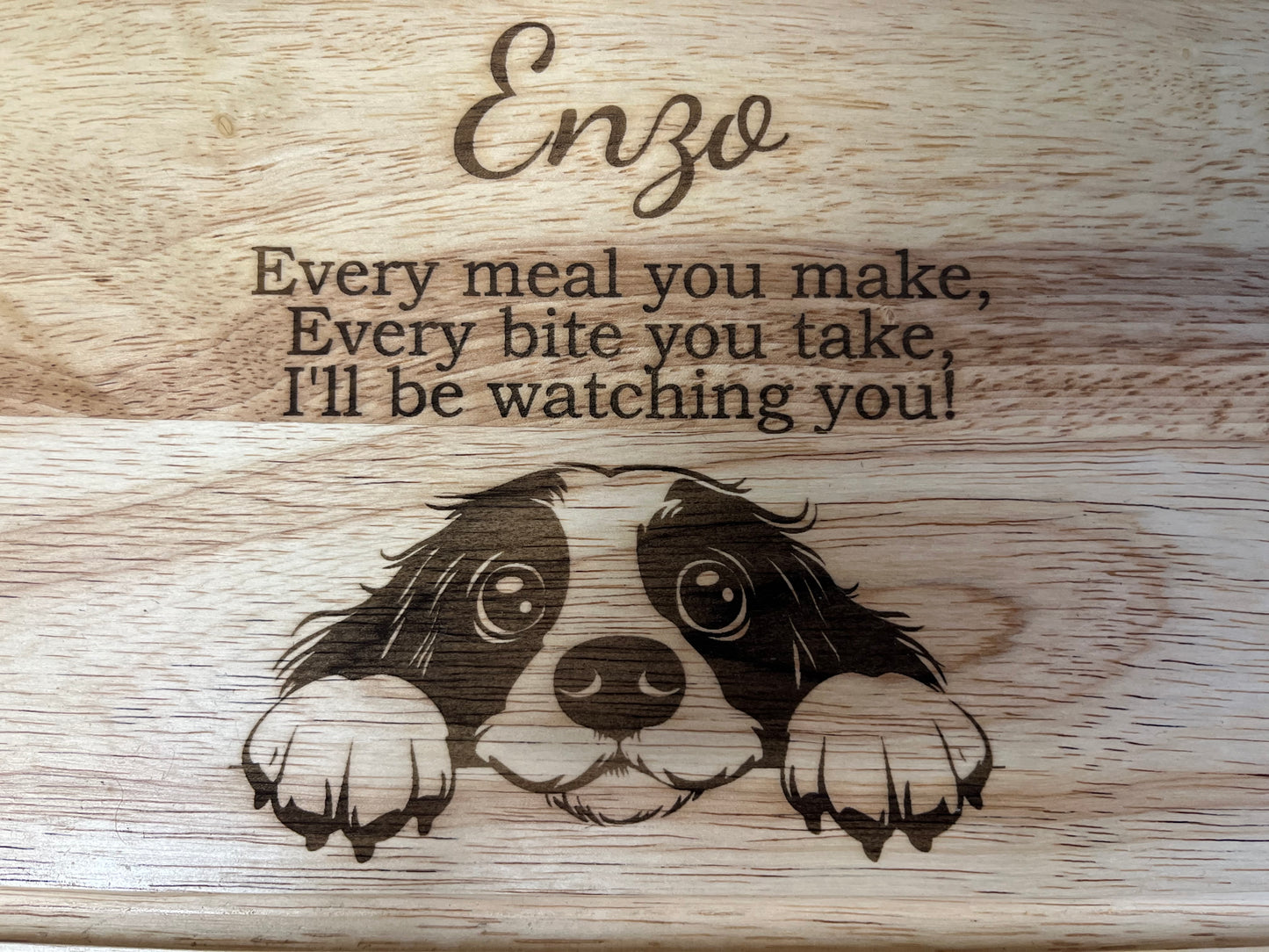 Personalised Pet Chopping Board