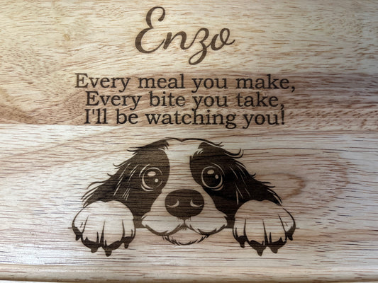 Personalised Pet Chopping Board