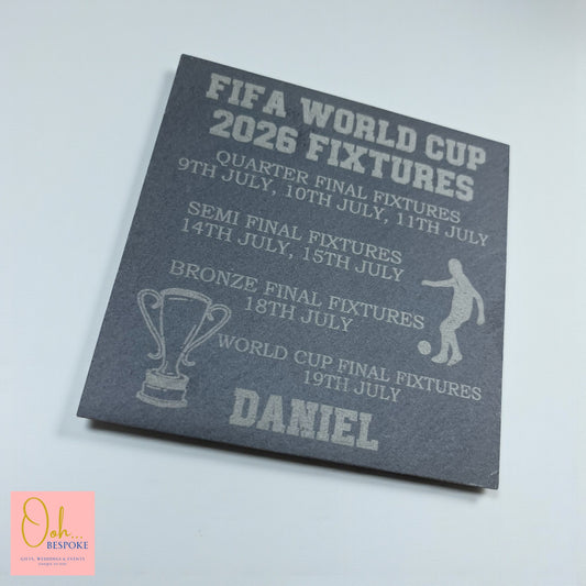 FIFA 2026 World Cup Fixture Coaster