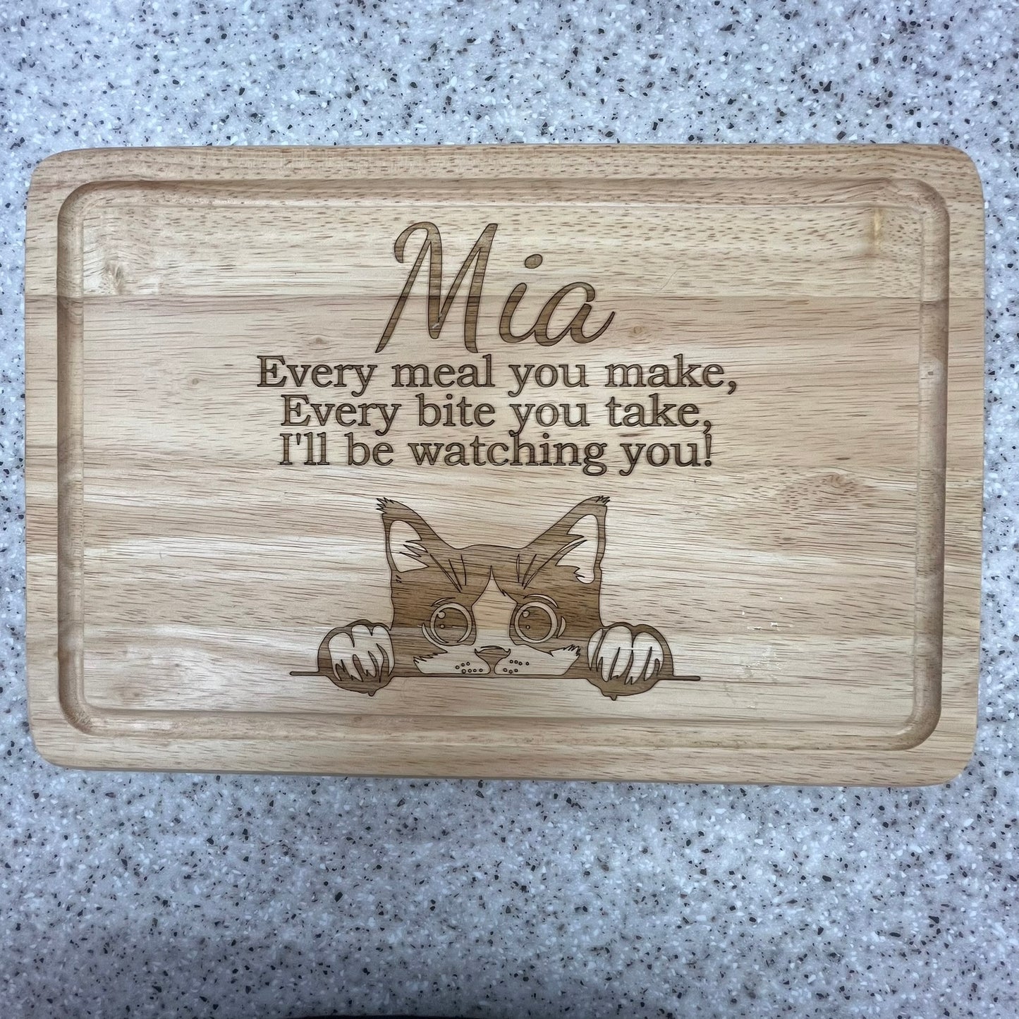 Personalised Pet Chopping Board