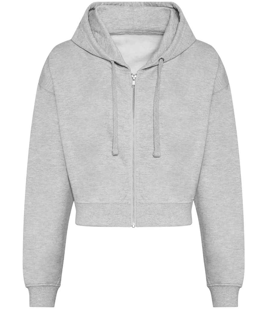 Personalised Cropped Zipped Hoodie