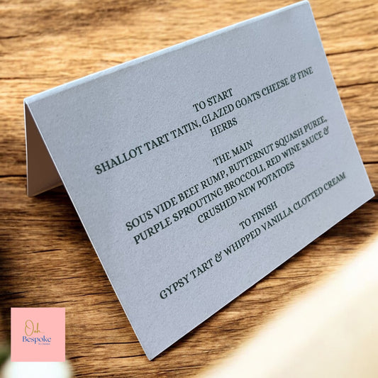 Tent-Fold Place Cards