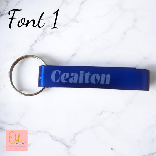 Personalised Key Ring Bottle Openers