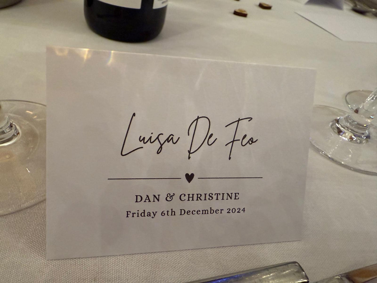 Tent-Fold Place Cards