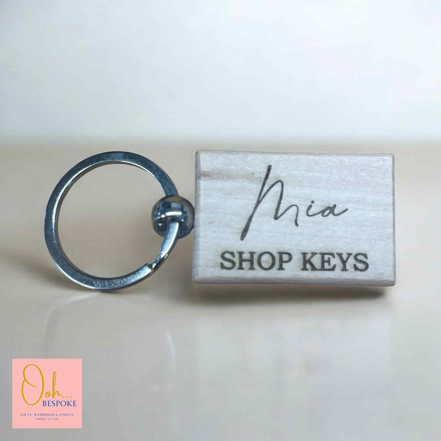 Personalised Wooden Keyrings