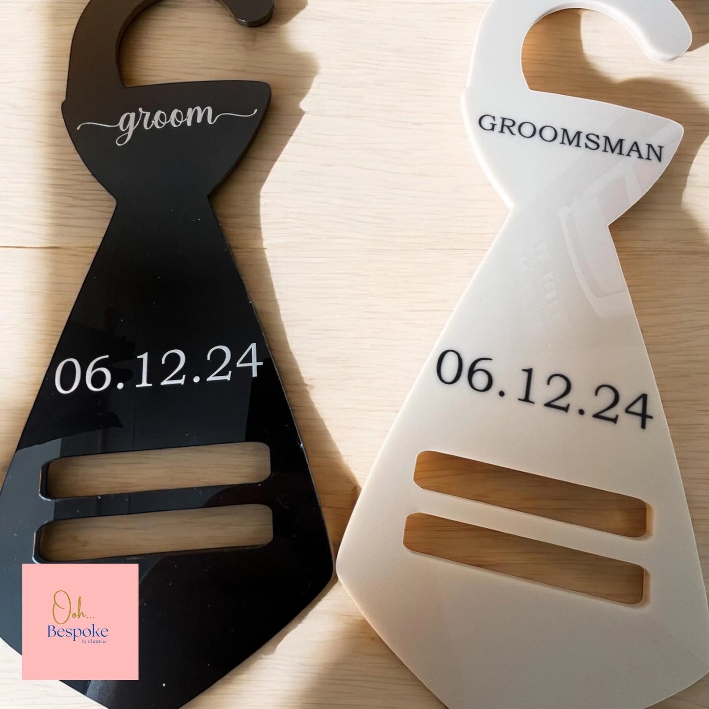 Personalised Groomsman Tie Hanger