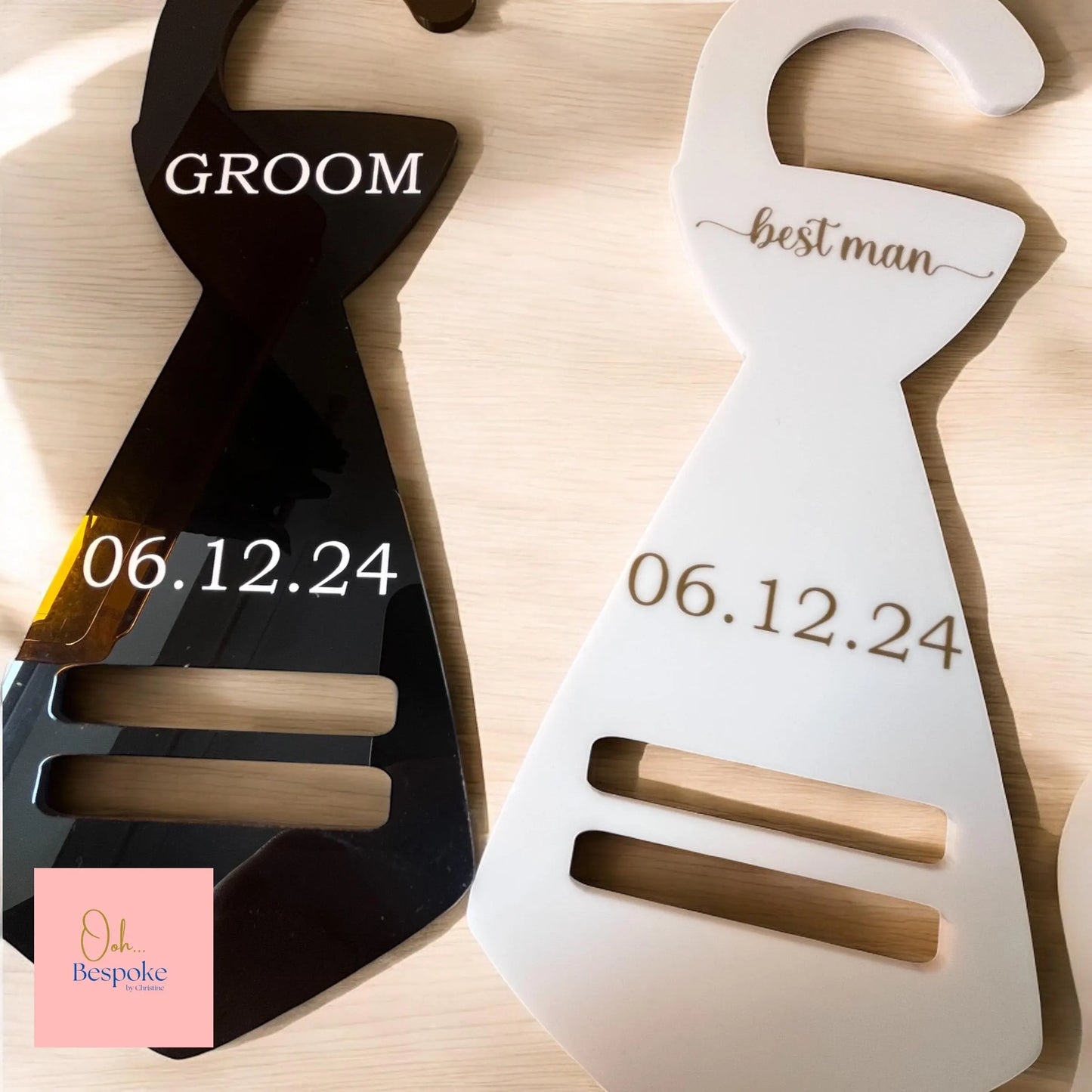 Personalised Groomsman Tie Hanger