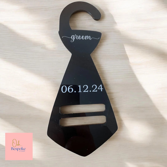 Personalised Groomsman Tie Hanger