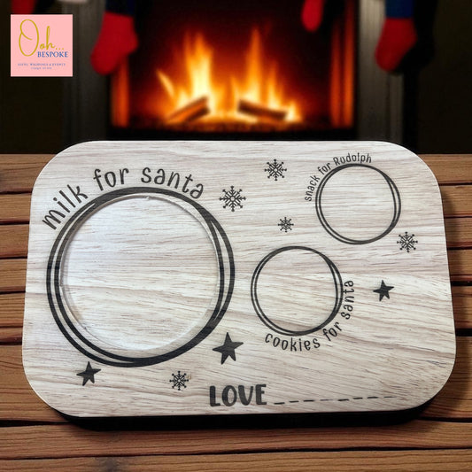 Personalised Small Santa Snack Board