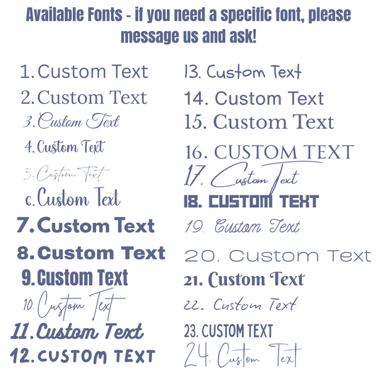 Personalised Vinyl Stickers