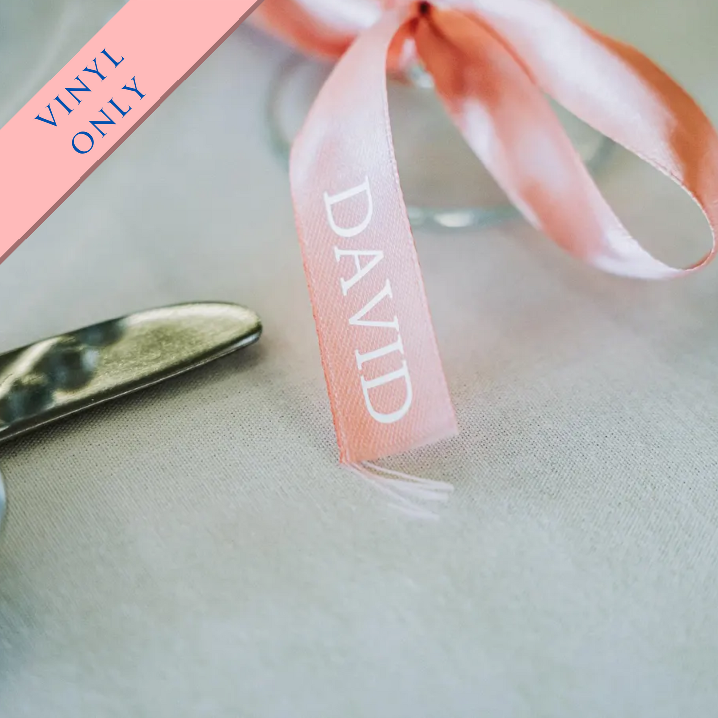 Personalised Ribbon HTV Vinyl Only