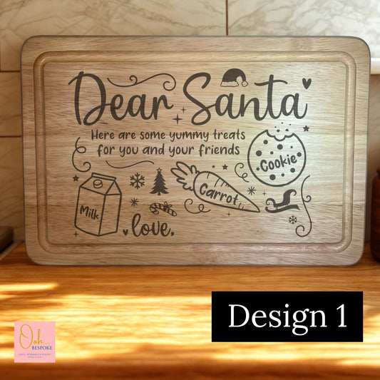 Personalised Santa Christmas Eve Board