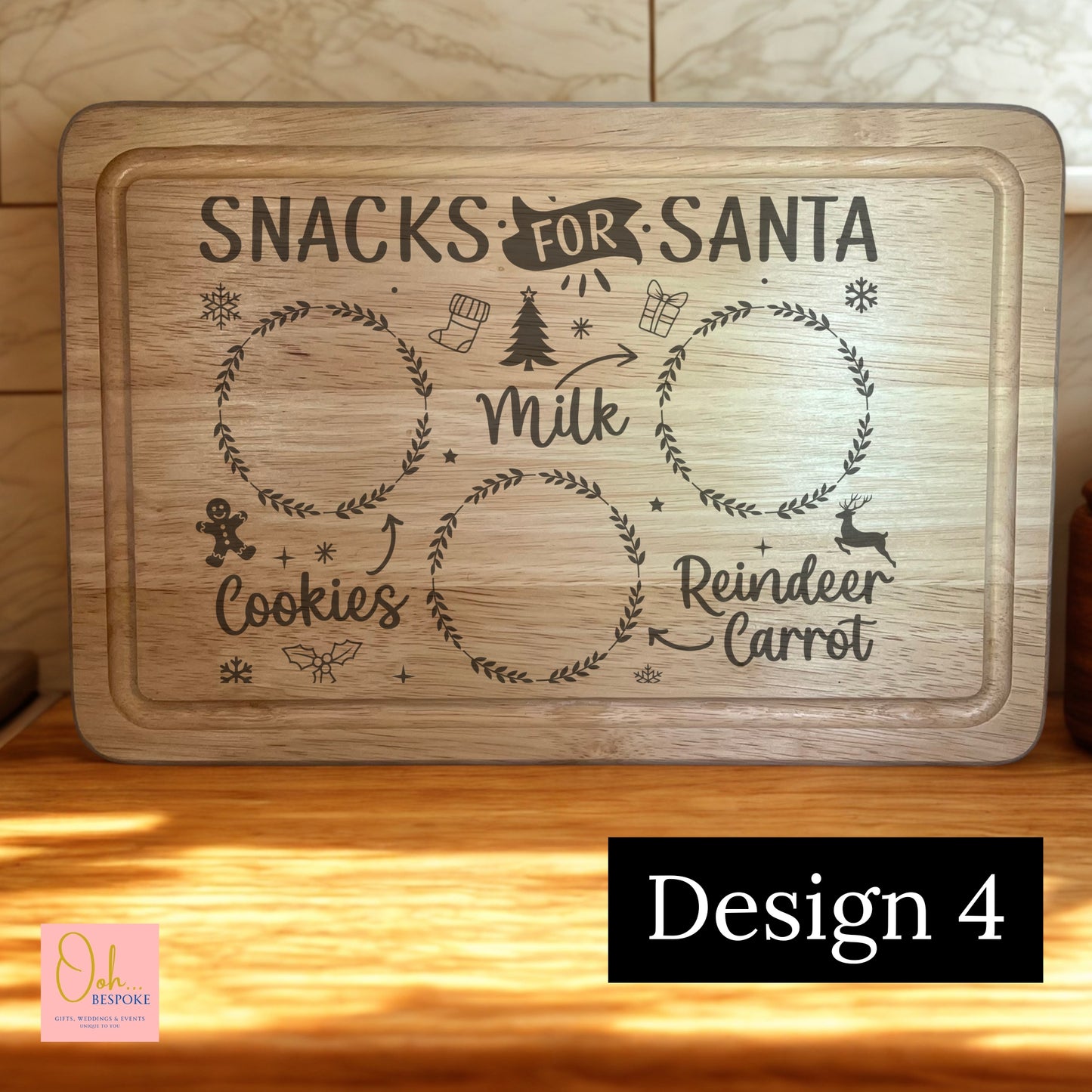 Personalised Santa Christmas Eve Board