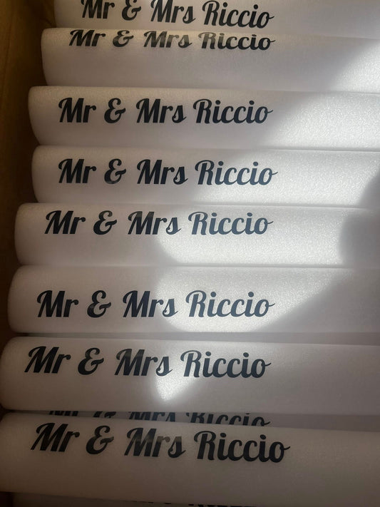 Personalised Glow Stick Vinyl Only