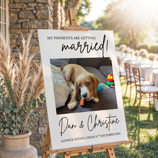 Wedding Signage Printed on Foam Board