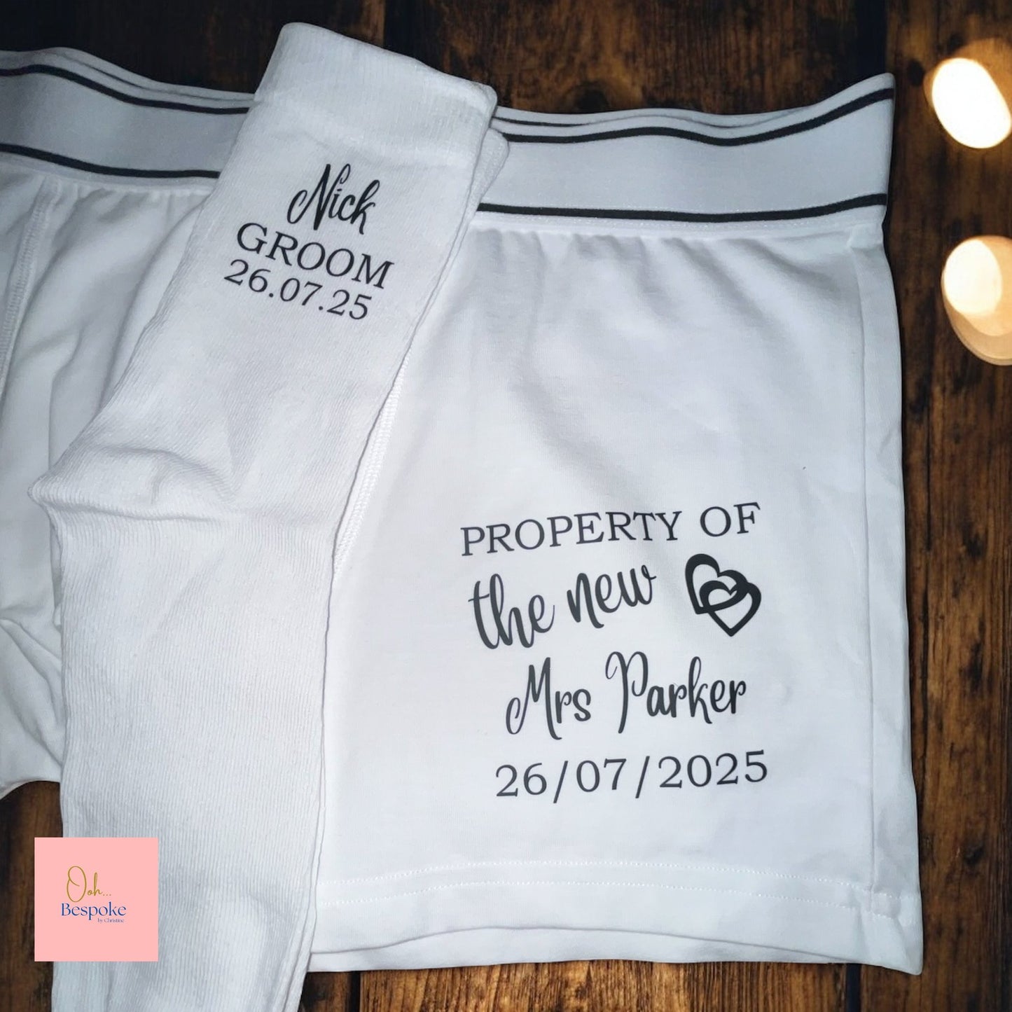 Personalised Groomsmen Socks