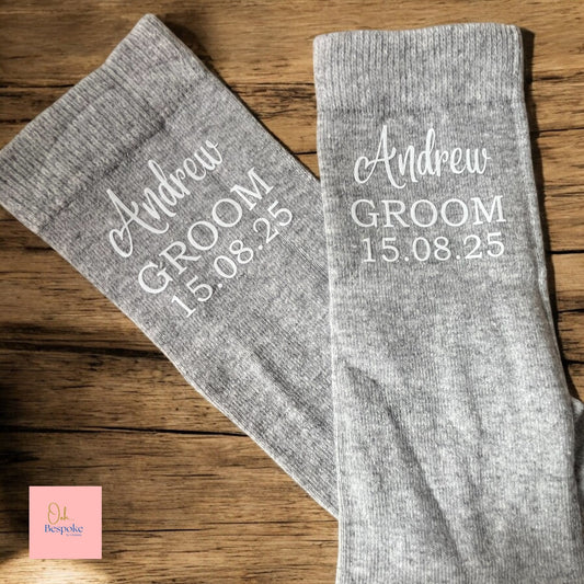 Personalised Groomsmen Socks
