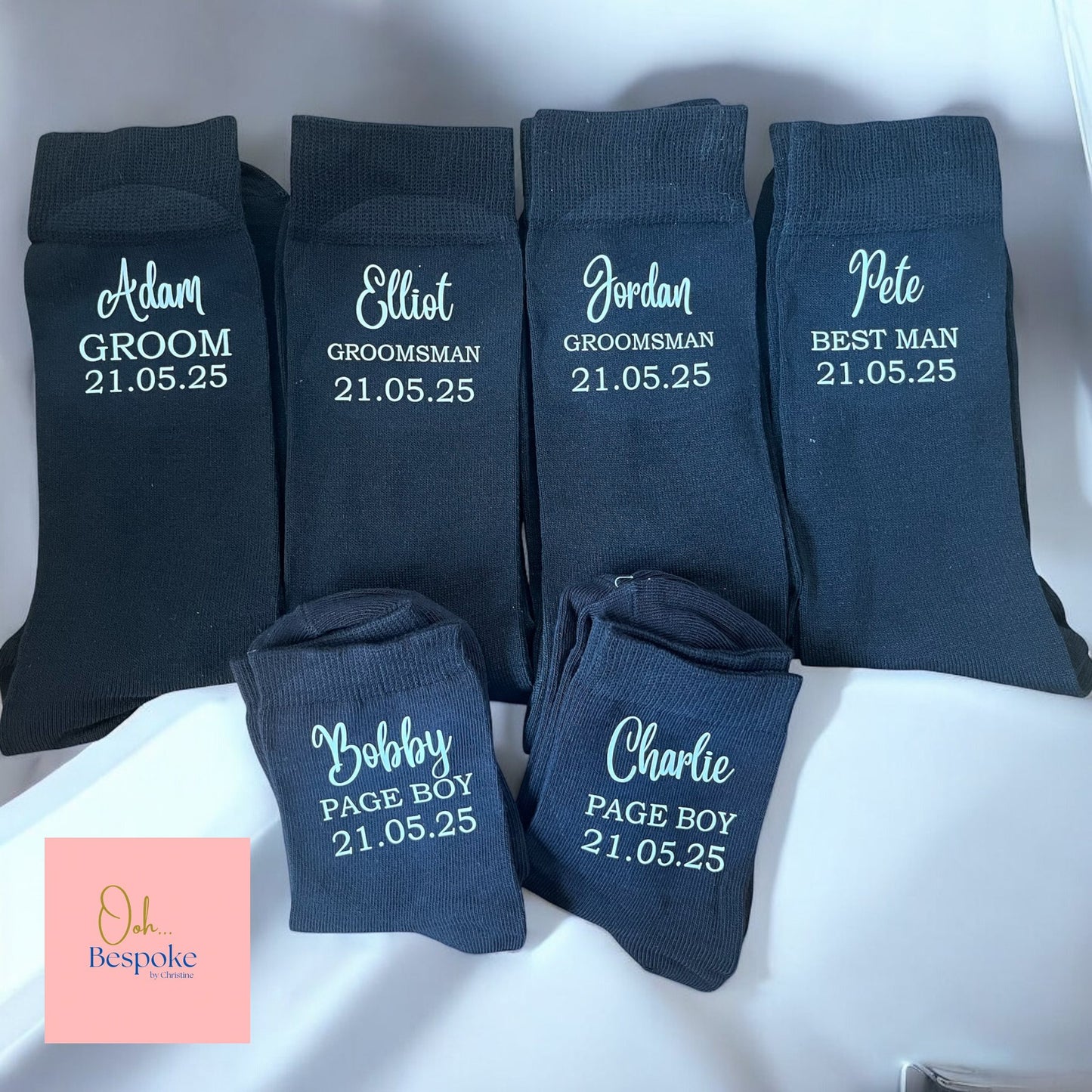 Personalised Groomsmen Socks