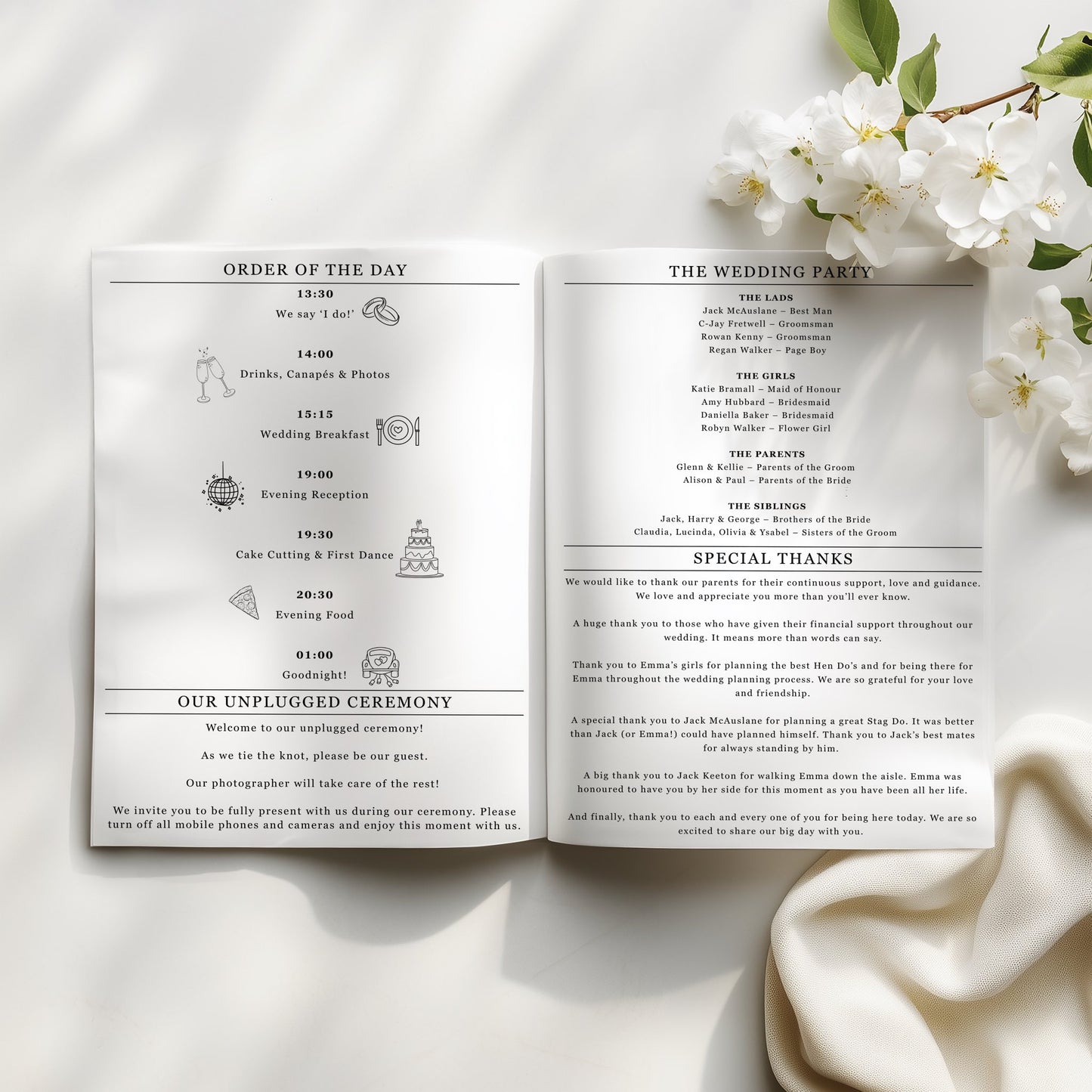 Print Your Own - Wedding Newspapers