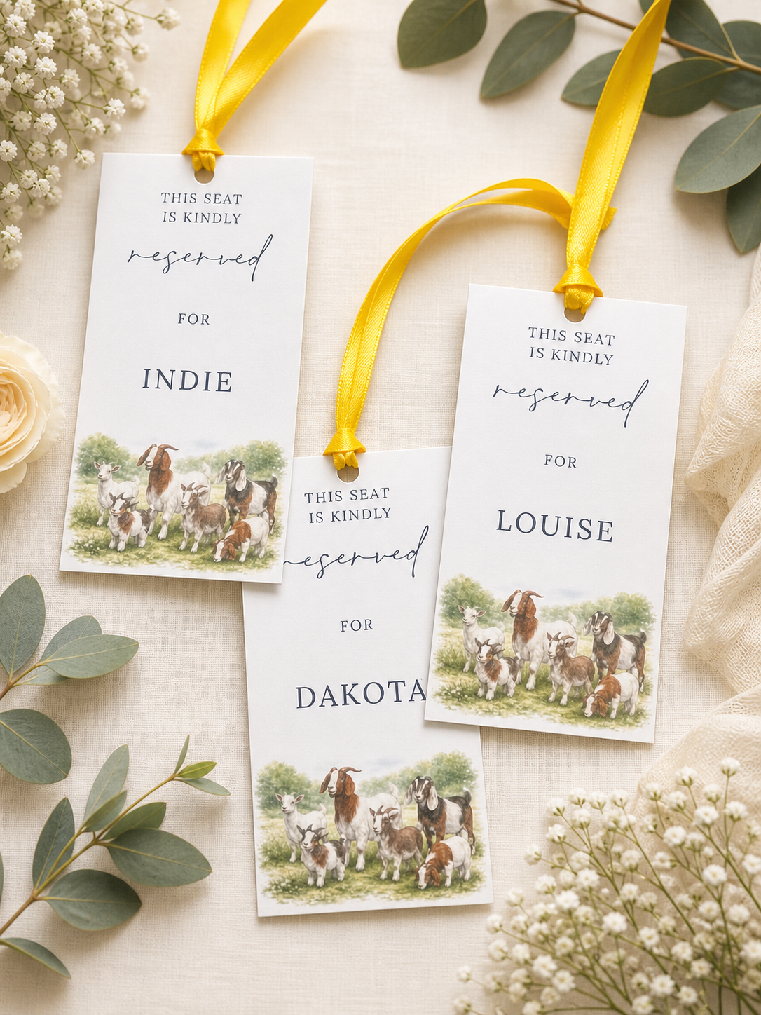 Reserved Seating Tags