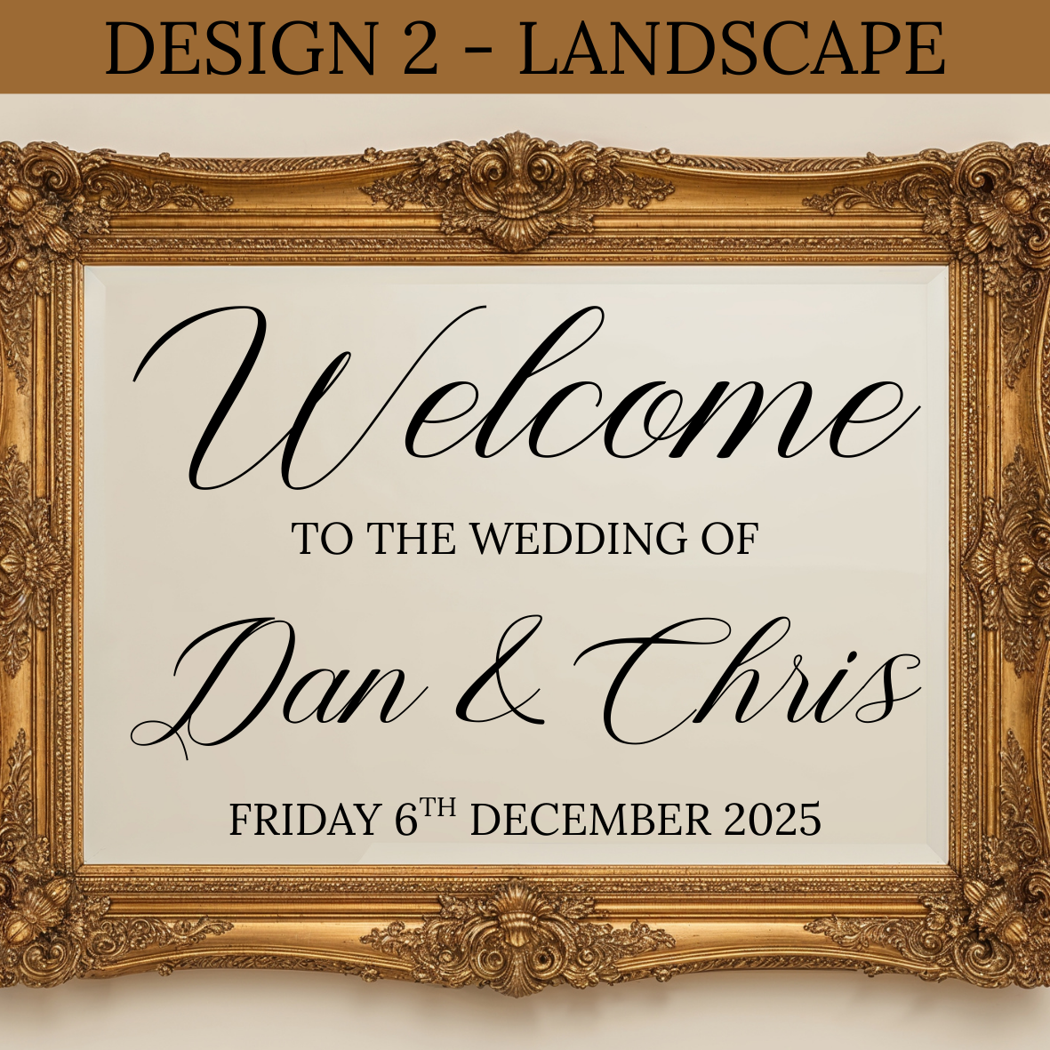 Wedding Welcome Sign Vinyl