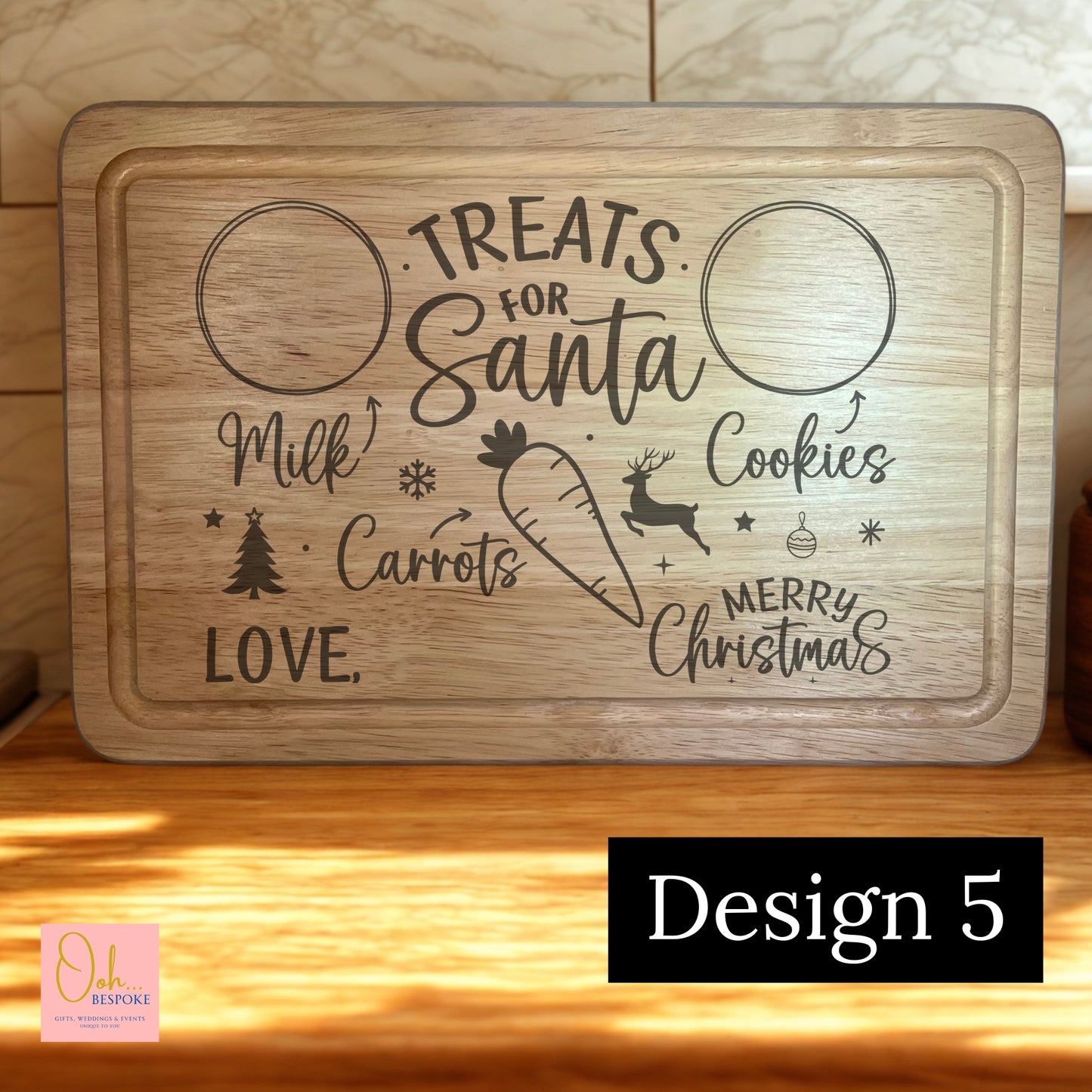 Personalised Santa Christmas Eve Board