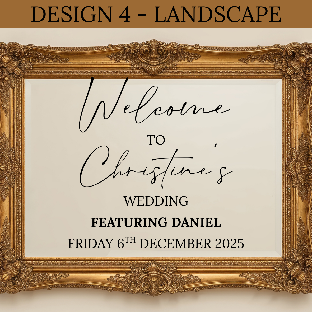 Wedding Welcome Sign Vinyl
