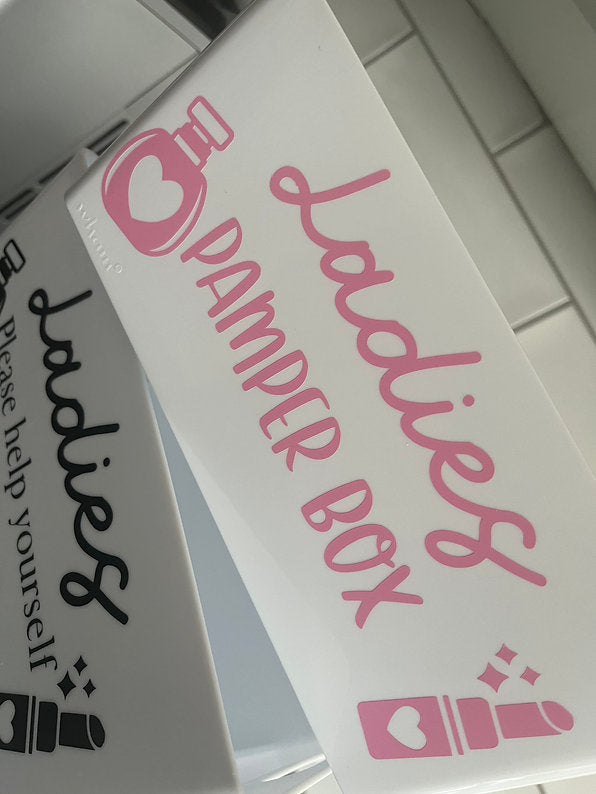 Vinyl Only for Small Personalised Wedding Bathroom Box