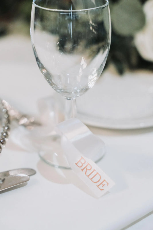 2025 Trend - Personalised Wedding Ribbons