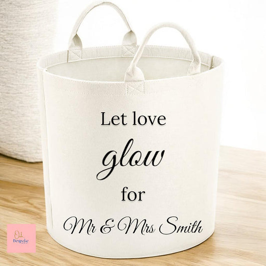 Personalised Foam Glow Stick Trugs & Baskets