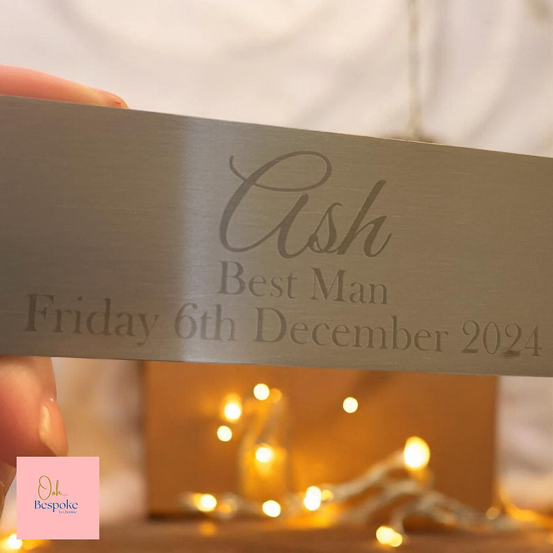 Personalised Metal Bar Blade Bottle Opener