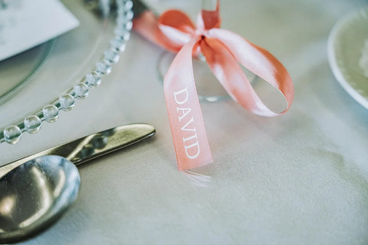 2025 Trend - Personalised Wedding Ribbons
