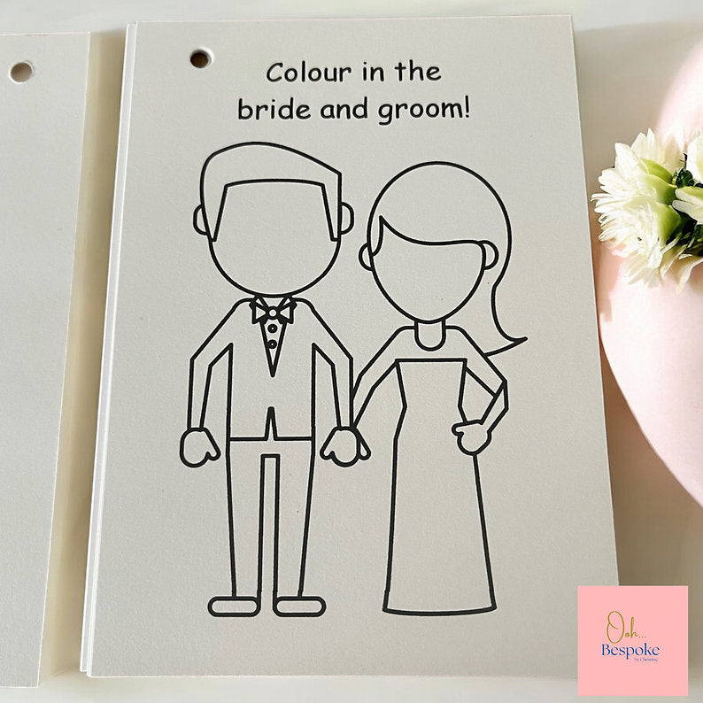 Personalised Children's Wedding Activity Packs