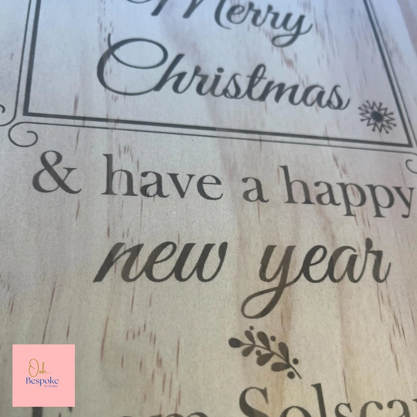 Personalised Wooden Wine Box
